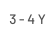 3-4Y