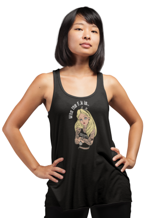 Tanktop Alice - top met stoere print